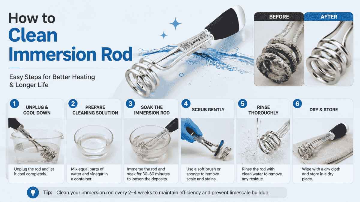 How to Clean Immersion Rod: A Complete Step-by-Step Guide