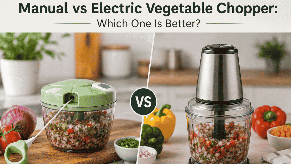 Manual vs Electric Vegetable Chopper: Which One Is Better?
