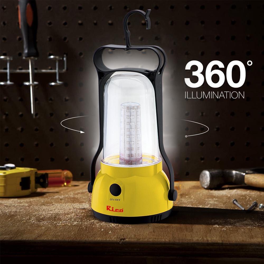 Rico E1506 Rechargeable LED Light (Yellow).– Rico India