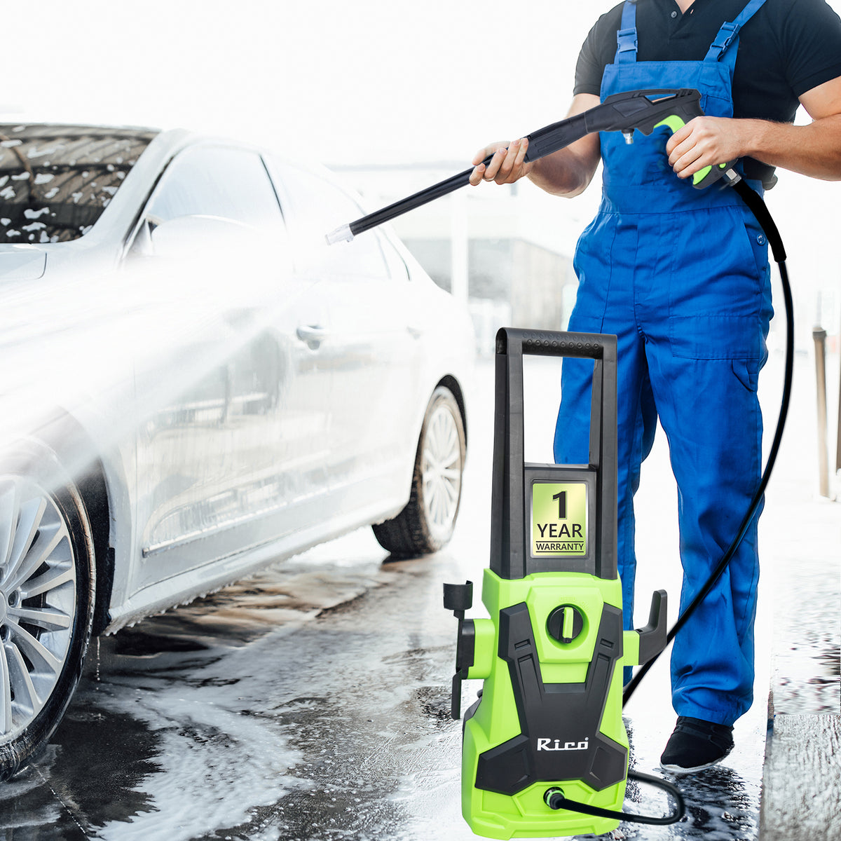 Rico ‎HP-2207 High Pressure Washer Professional PowerShot 1700W Powerf–  Rico India