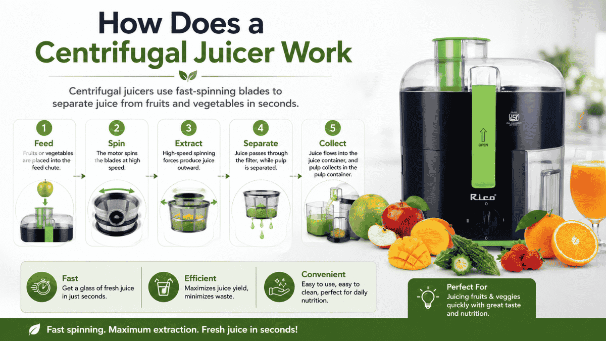 How Does a Centrifugal Juicer Work? A Complete Breakdown