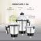 Mixer Grinder 1000 Watts with 3 Jars MG2513 (Red)