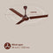 Rico Oric 1200mm 48"BEE 3 Star Rating Ceiling Fan CF807 (Brown)