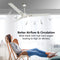 Rico Oric 1200mm 48" BEE 3 Star Rating Ceiling Fan CF808 (Ivory)