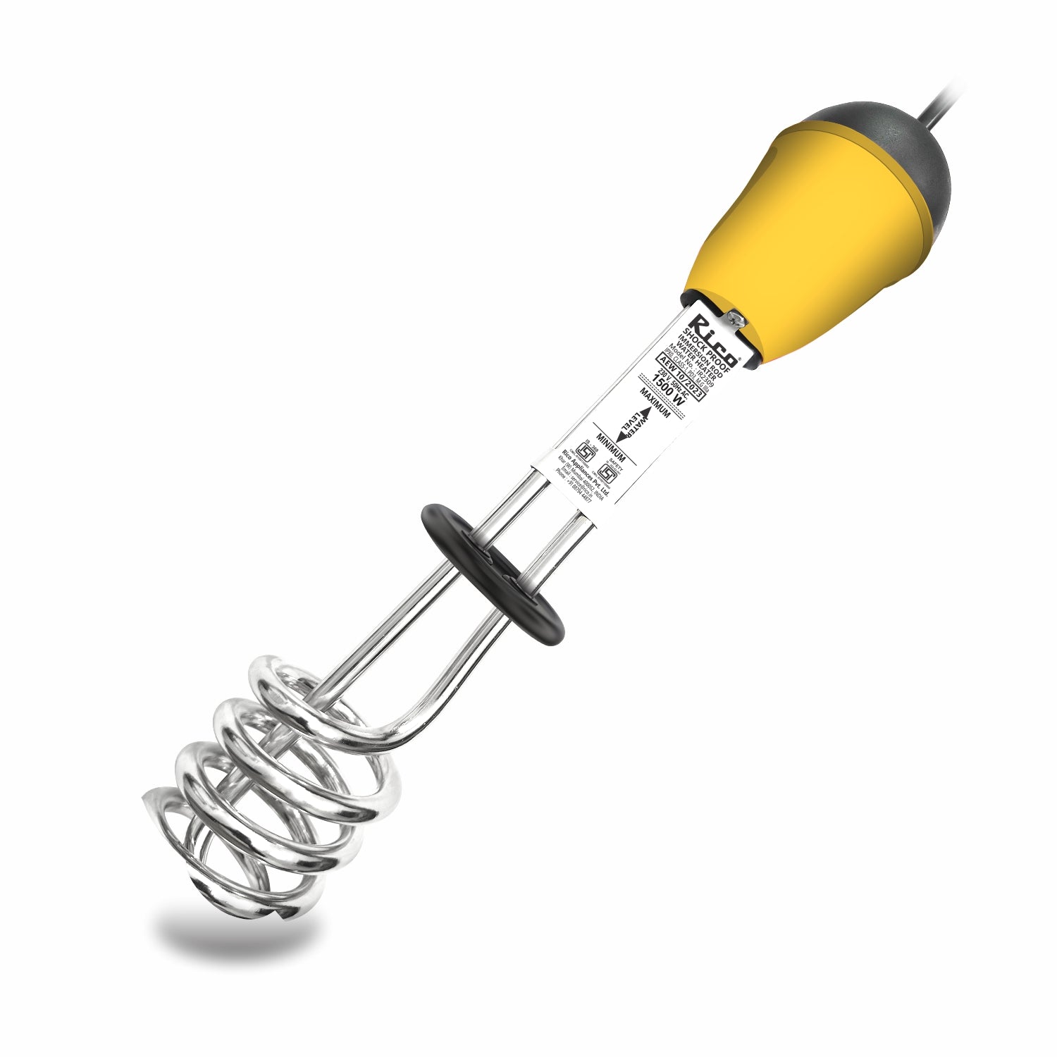 Heater Rod Immersion Water Heater In Store Shock* Proof Immersion