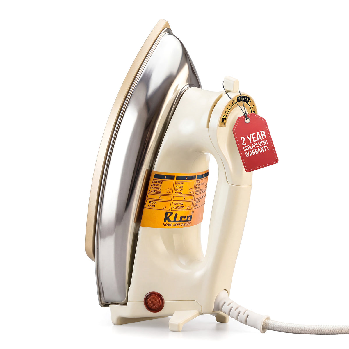Rico Heavy Weight Automatic Dry Iron – Model AI14– Rico India