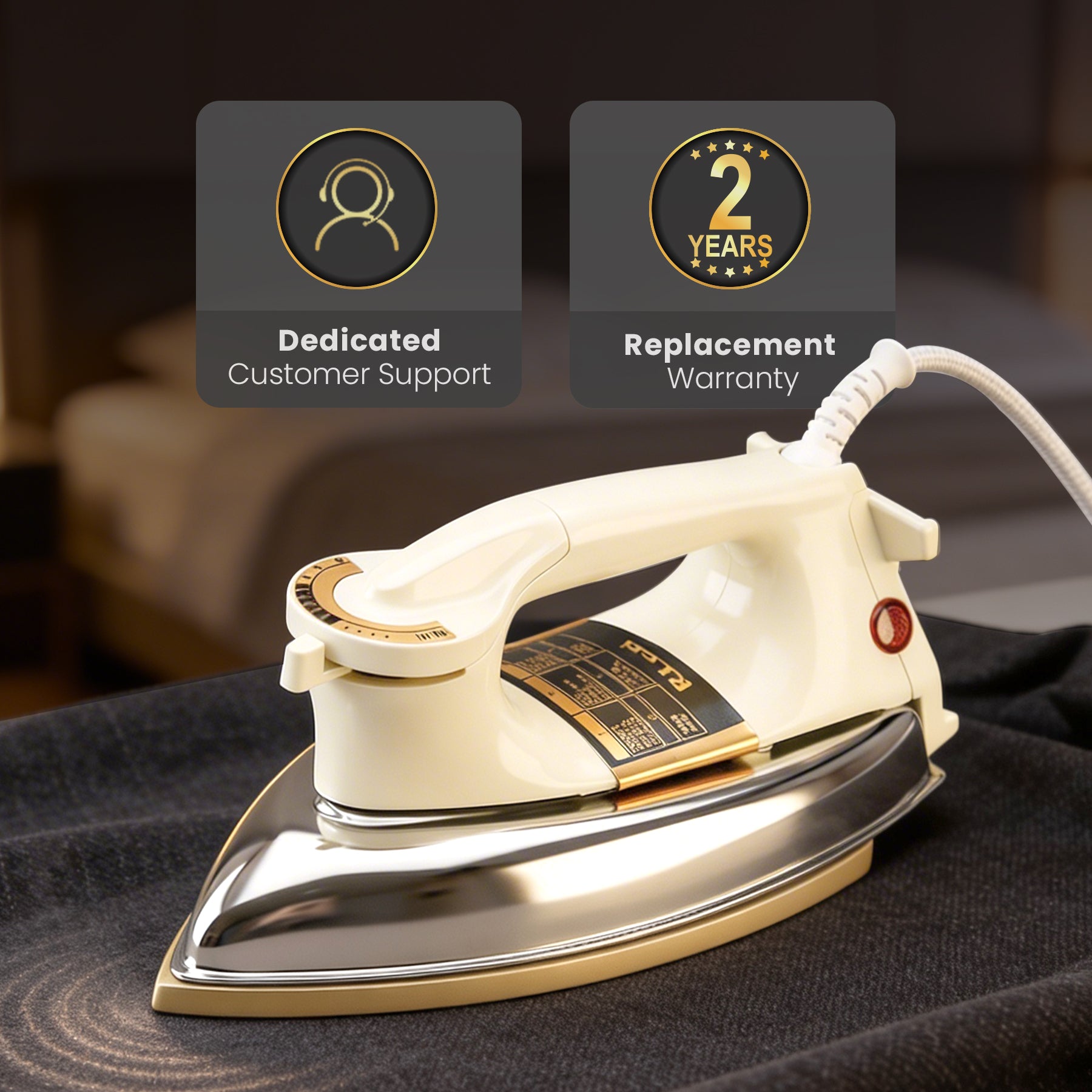 Rico Heavy Weight Automatic Dry Iron – Model AI14– Rico India