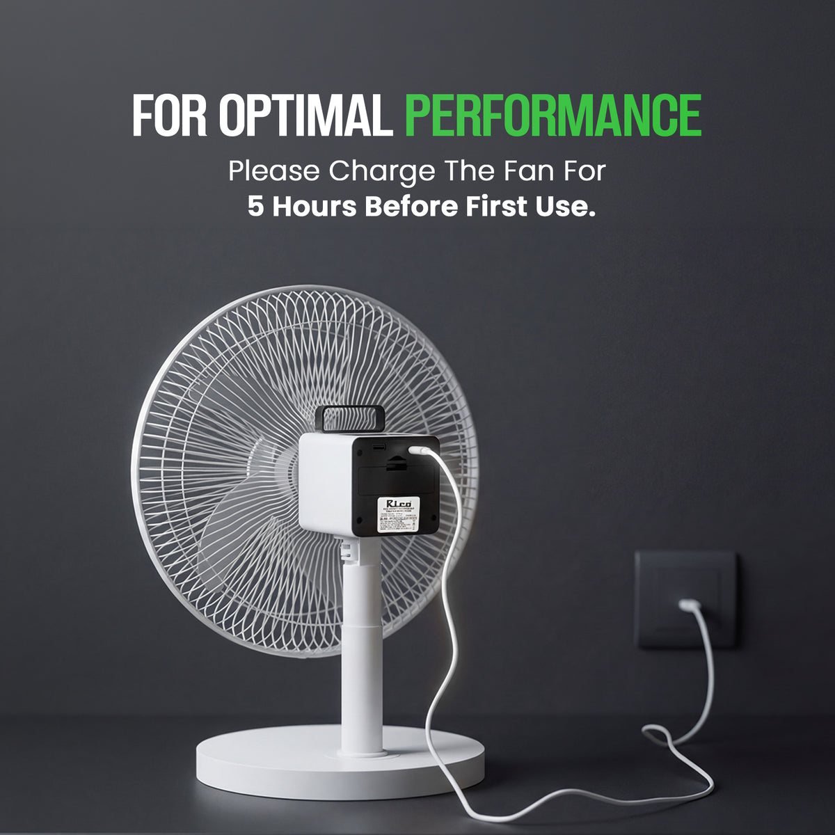 Rico Rechargeable Fan - Model RF2512– Rico India