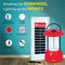 Rico SEL1006 Solar Emergency Lantern Light (Red)