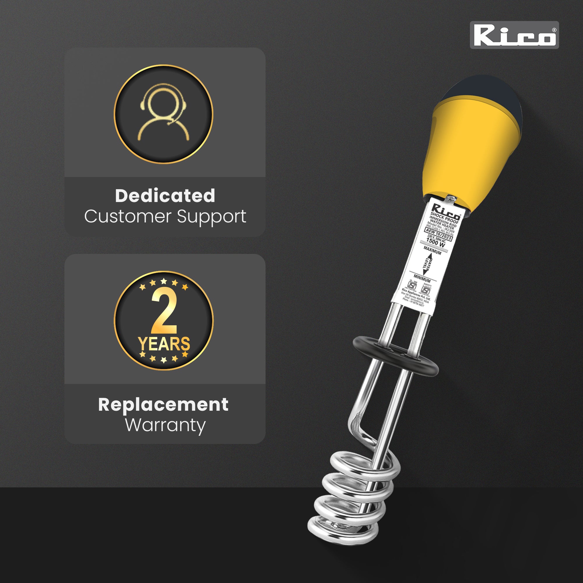 Rico Immersion Rod -Model IR2309– Rico India