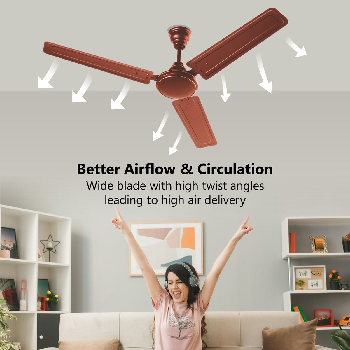 Zain Rico Fan Rico Oric CF2305 Ceiling fan– Rico India