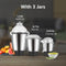 Mixer Grinder 750W Power with Liquid, Dry and Chutney Jars MG1810 (White)