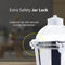 Mixer Grinder 750W Power with Liquid, Dry and Chutney Jars MG1810 (White)