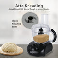 Electric Atta Kneader/Dough Maker for Kneading, Chopping, Slicing, Shredding and Juicing KP603 400 Watts (Black)