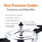 Rico PCIL5 Inner Lid 5 Liter Pressure Cooker