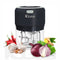 Electric Mini Garlic Chopper For Mincing Garlic, Ginger, Onion, Vegetable, Meat, Nuts, 250 ML, CH2112 model - (Black)