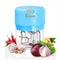 Electric Mini Garlic Chopper For Mincing Garlic, Ginger, Onion, Vegetable, Meat, Nuts, 250 ML, CH2112 Model - (Blue)