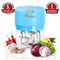 Electric Mini Garlic Chopper For Mincing Garlic, Ginger, Onion, Vegetable, Meat, Nuts, 250 ML (Blue)
