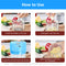 Electric Mini Garlic Chopper For Mincing Garlic, Ginger, Onion, Vegetable, Meat, Nuts, 250 ML, CH2112 Model - (Blue)