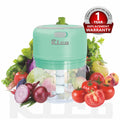 Electric Mini Garlic Chopper For Mincing Garlic, Ginger, Onion, Vegetable, Meat, Nuts, 250 ML (Green)
