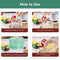 Electric Mini Garlic Chopper For Mincing Garlic, Ginger, Onion, Vegetable, Meat, Nuts, 250 ML (Green)