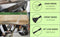 Rico ‎HP2207 High Pressure Washer Professional PowerShot 1700W Powerful Motor with Self Priming
