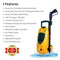 Washer, Car Washer, High Pressure, Water Pressure, Water Spray, Bosch, Eureka Forbes, Driveway washer, Powerwash