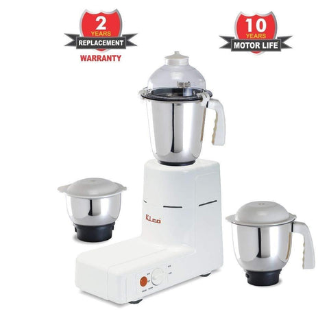 mixer grinder 2 years warranty rico appliances