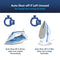 Ideal Temperature No Burn Guaranteed 2200 Watts Steam Iron SI2111 (WHITE)