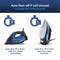 Ideal Temperature No Burn Guaranteed 2200 Watts Steam Iron SI2110 (BLACK)