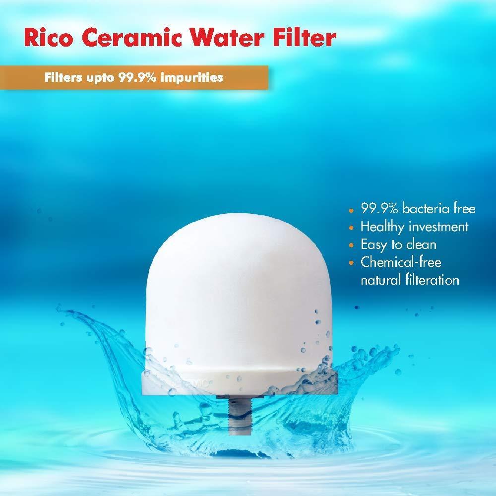 Rico WPCeramic Water Filter (White) Rico India