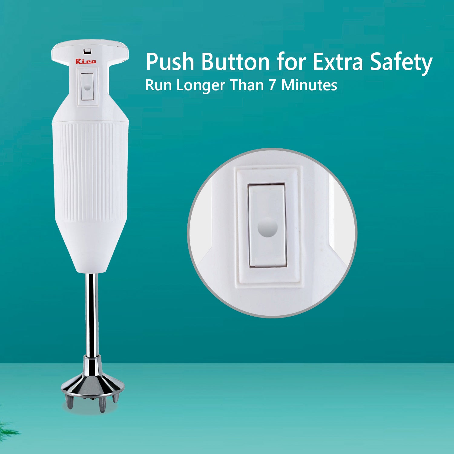 Rico Hand Blender 150 Watt HBCJ (White). Rico India